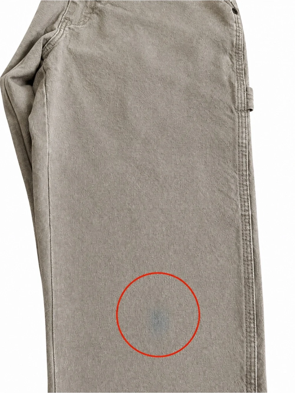 Wrangler Men’s Carpenter Work Pants Tan Relaxed Fit Utility Pants Cotton 32x32
